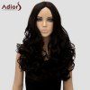 Femmes Adiors  's Curly long haute température fibre perruque - Noir 