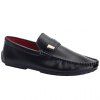 Trendy Stitching and Metal Design Men's Casual Shoes - Noir 40