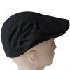 Élégant diverses couleurs Hommes Casual Cabbie Hat  's - Noir 
