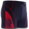 s 'Piscine Trunks Color Block Splicing Lace-Up Sport Hommes - Rouge ONE SIZE(FIT SIZE XS TO M)