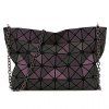 Chaîne de mode et design géométrique des femmes de l  'épaule sac - Noir 