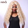 Perruque blonde de résistant à la chaleur exceptionnelle de longue afro bouclés capless synthétique Vogue femmes - multicolore 