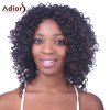 Perruque synthétique Shaggy Afro Curly capless Trendy Court Noir Brown Mixte Femmes  's - Noir et Brun 