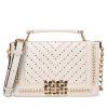 Fashion Solid Color and Hollow Out Design Women's Tote Bag - Blanc Lait 
