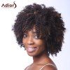 Vogue Brown Surlignez capless Fluffy Afro Curly court synthétique femmes s 'Adiors Perruque - 4/30 