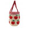 Motif d'Apple Sweet and vichy Design Sac fourre-tout pour les femmes - Rouge 