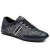 Stylish Colour Block and Splicing Design Men's Casual Shoes - Bleu Violet 44
