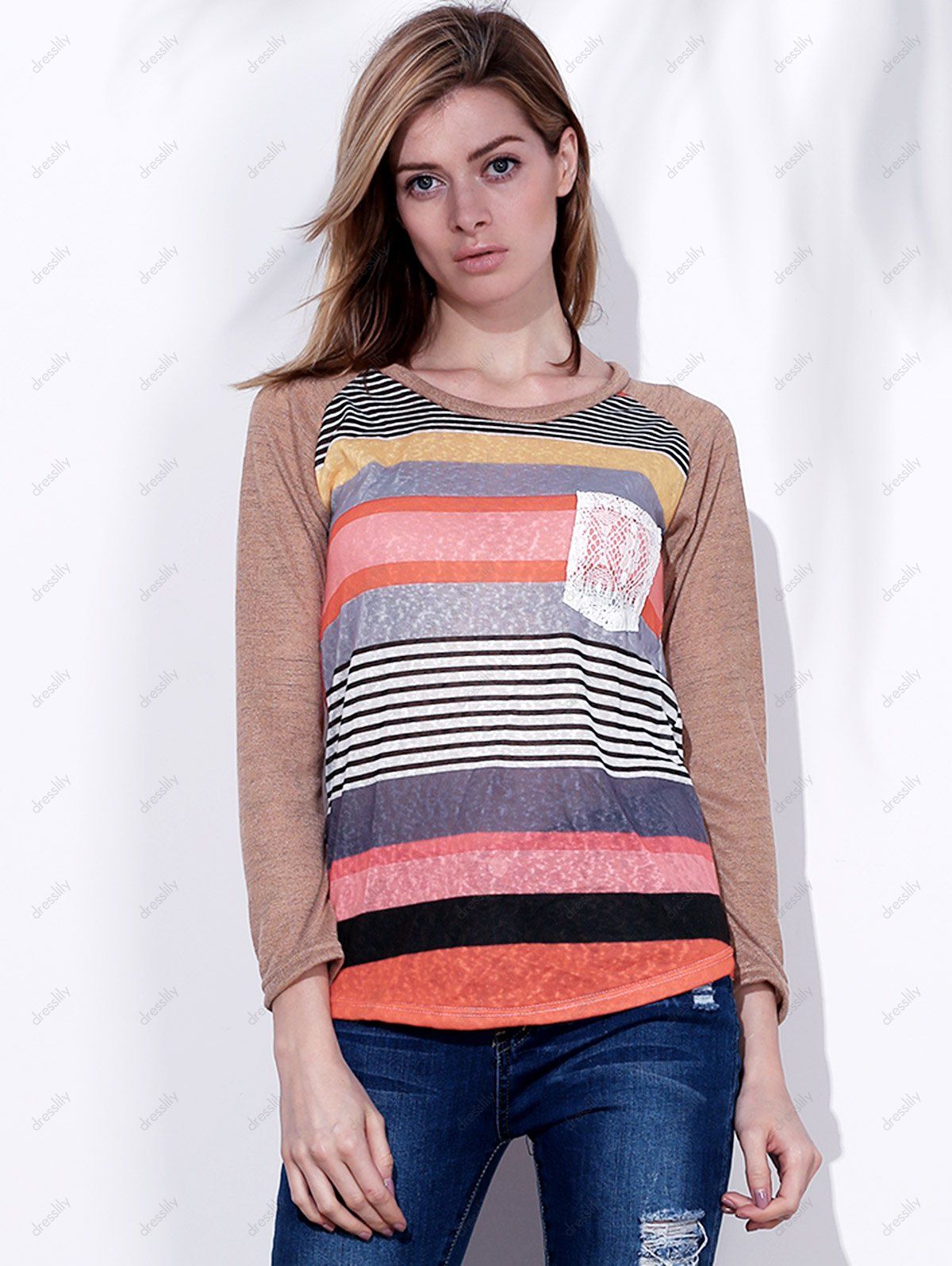 colorful long sleeve t shirts