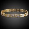 Delicate Colored Chains Bracelet pour les hommes - d'or 