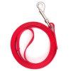 Polyester solide Couleur Simple Extended Dog Pet Leash - Rouge S