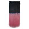 Fashion Clip In Capless Silky Straight Ombre Color Hair Extension For Women - Noir Rose Ombre 1BT2311 