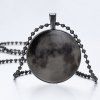 Chic Sky Pattern Beads Necklace For Men - Noir 