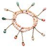 Charme Colored Faux Gem Bracelet pour les femmes - multicolore 
