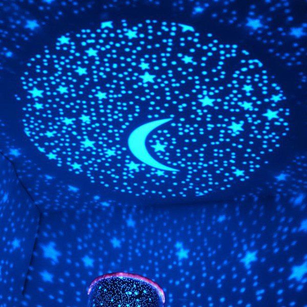 

High Quality Rotating Music Night Lights Star Sky Projector, Black