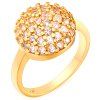 Blossom Rhinestoned Anneau - d'or ONE-SIZE