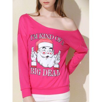one shoulder christmas top