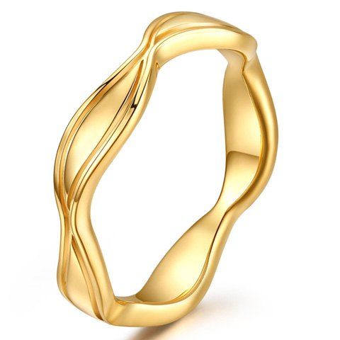 ONE PIECE élégante forme irrégulière d'or en alliage hommes s 'Ring - d'or 