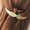 Simple Faux Gem Wing Hairpin pour les femmes - d'or 