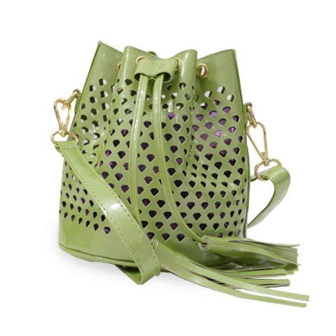 Casual évider et Tassel design Femmes  's Sac bandoulière - Vert 