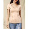 Slim Low Cut taille haute Tee - Abricot XL