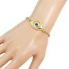 s 'Bracelet Forme Chic Faux Sapphire Inlay Eye Agrémentée femmes - d'or 