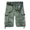 s 'Trendy Hommes  Loose Fit Multi-poches Shorts cargo imprimés - Vert 30