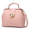 Charming Hasp and Solid Color Design Women's Tote Bag - Rose 
