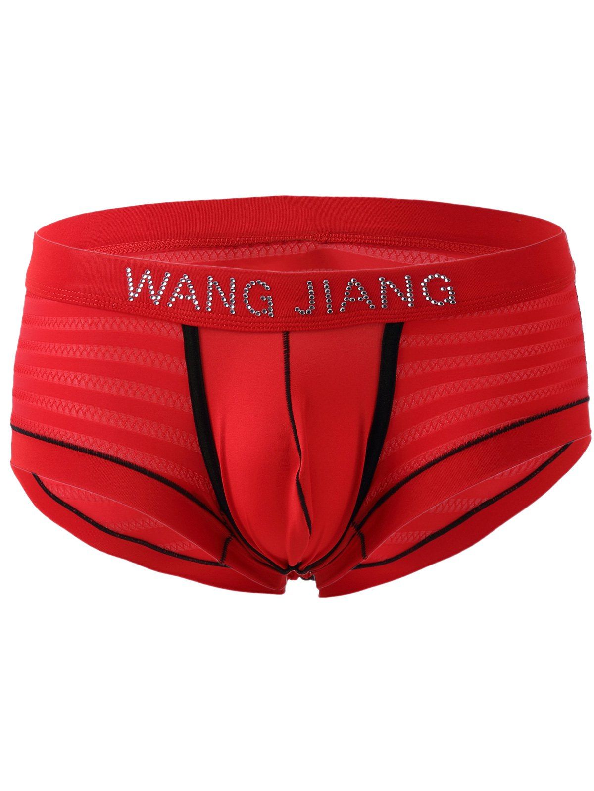 

Elastic Waist U Pouch Men's Boxers, Red