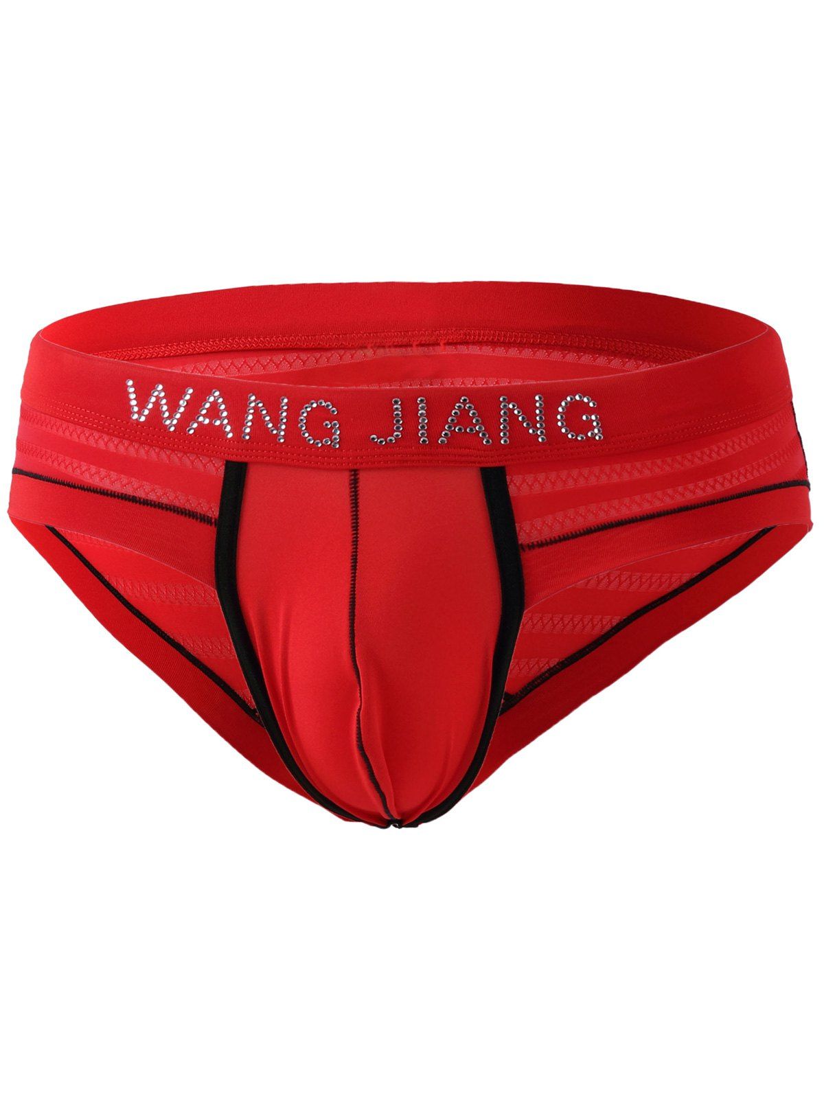 

Hot Sale Elastic Waist U Pouch Men's Boxers, Red