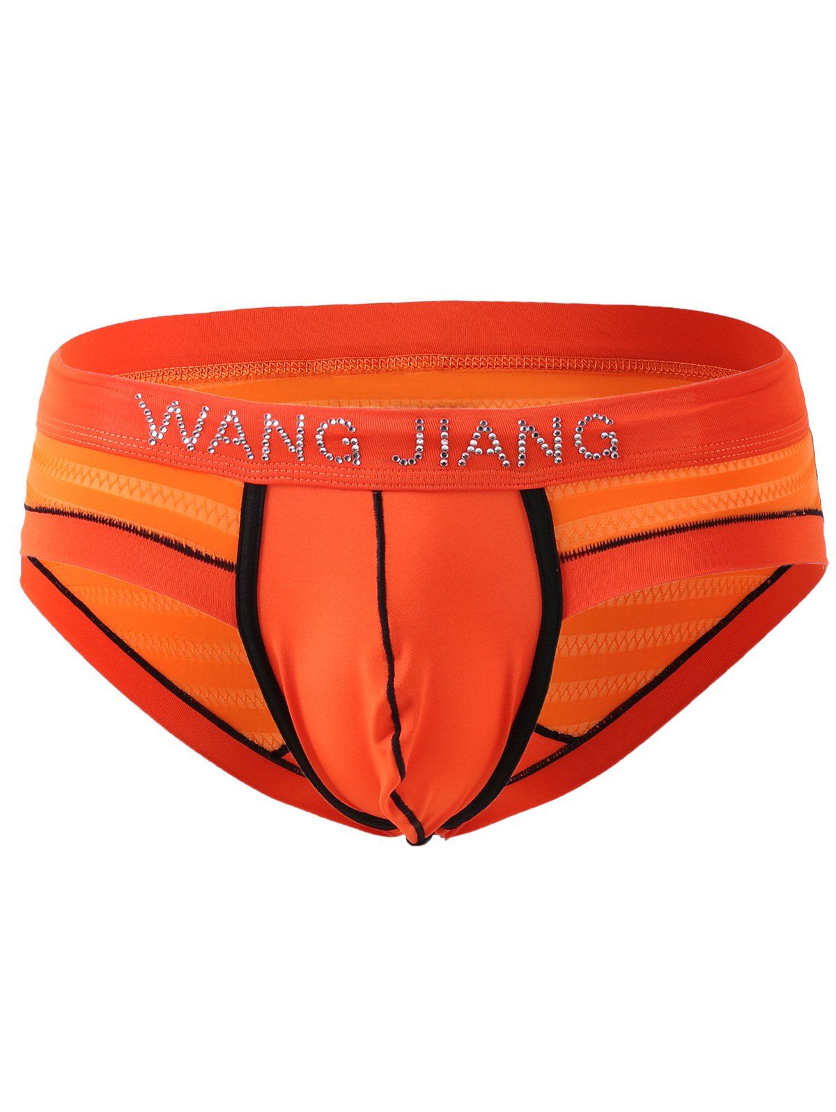 

Hot Sale Elastic Waist U Pouch Men' Boxers, Orange