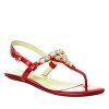 Sandales élégant Flop et strass design Femmes  's - Rouge 39