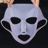Practical Mask Face Care Tool Moisturizing Silicone Facial Mask Cover - Blanc 