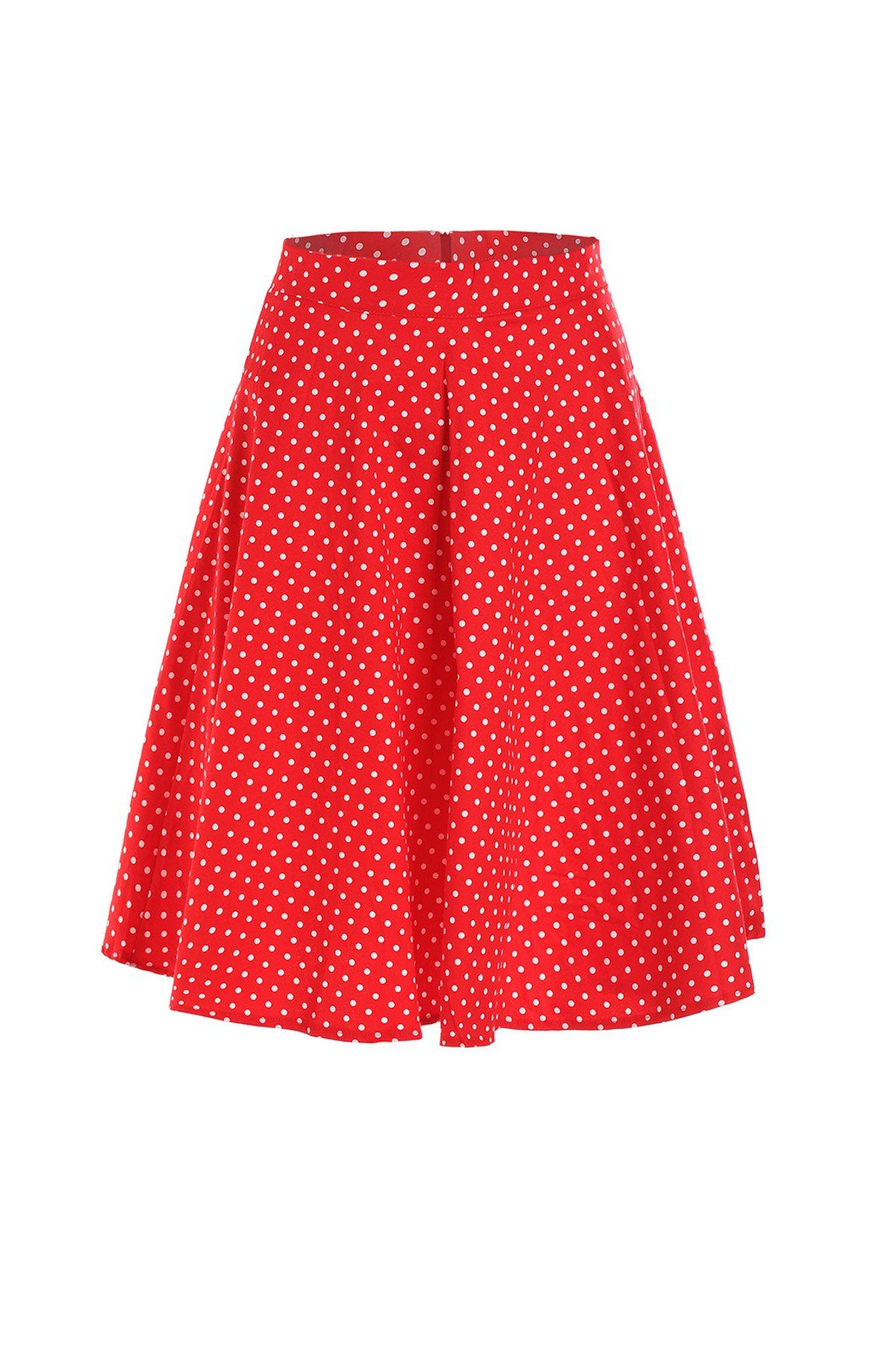 [41% OFF] 2021 Charming Polka Dot Printed High Waist Ball Skirt For ...