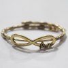 Simple Retro Perles Bracelet Lettre pour les femmes - d'or 