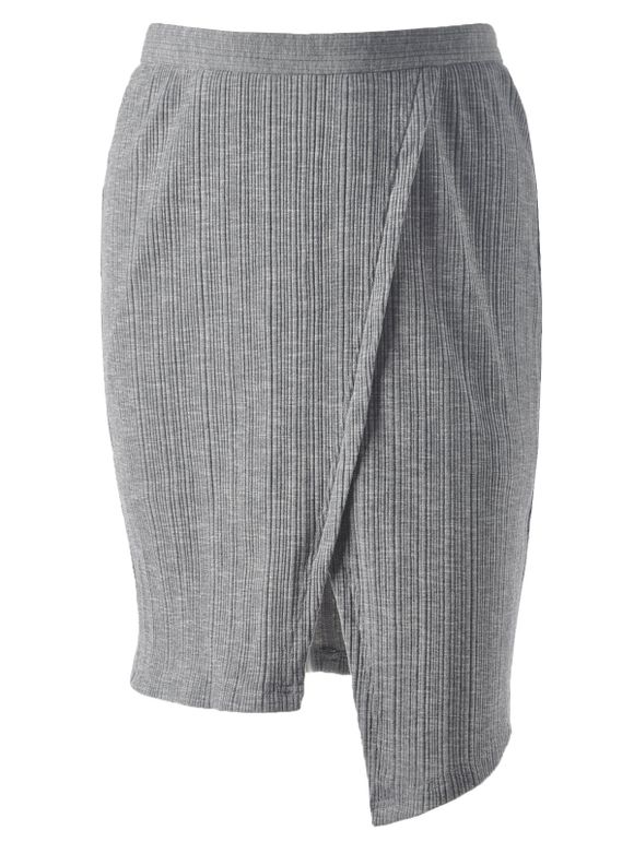 Jupe de jag moyen à la mode pour les femmes - Cendre XL