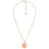 Delicate Faux Pearl Daisy Floral Necklace For Women - d'or 