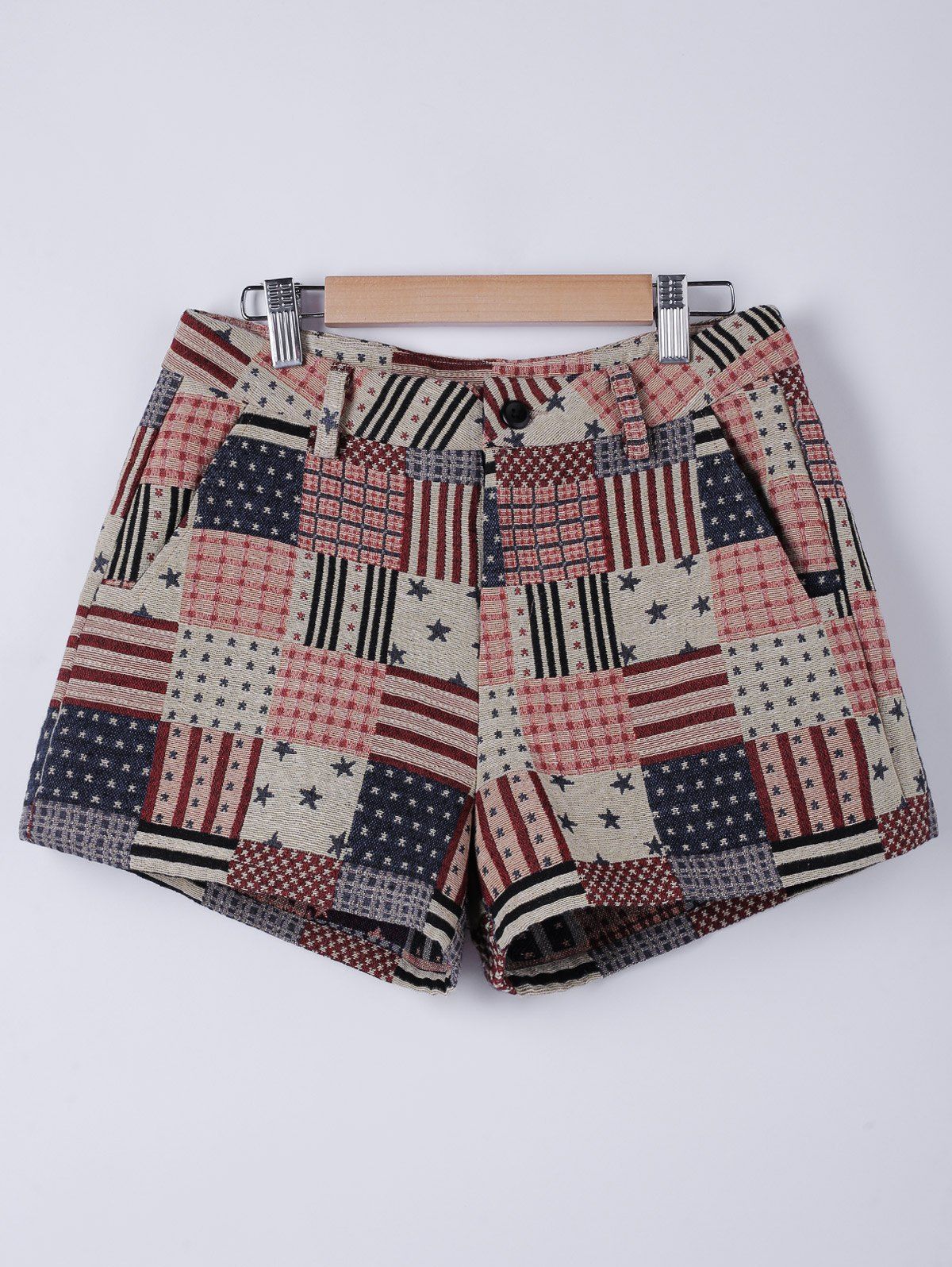 

Stripe Shorts, Flaxen
