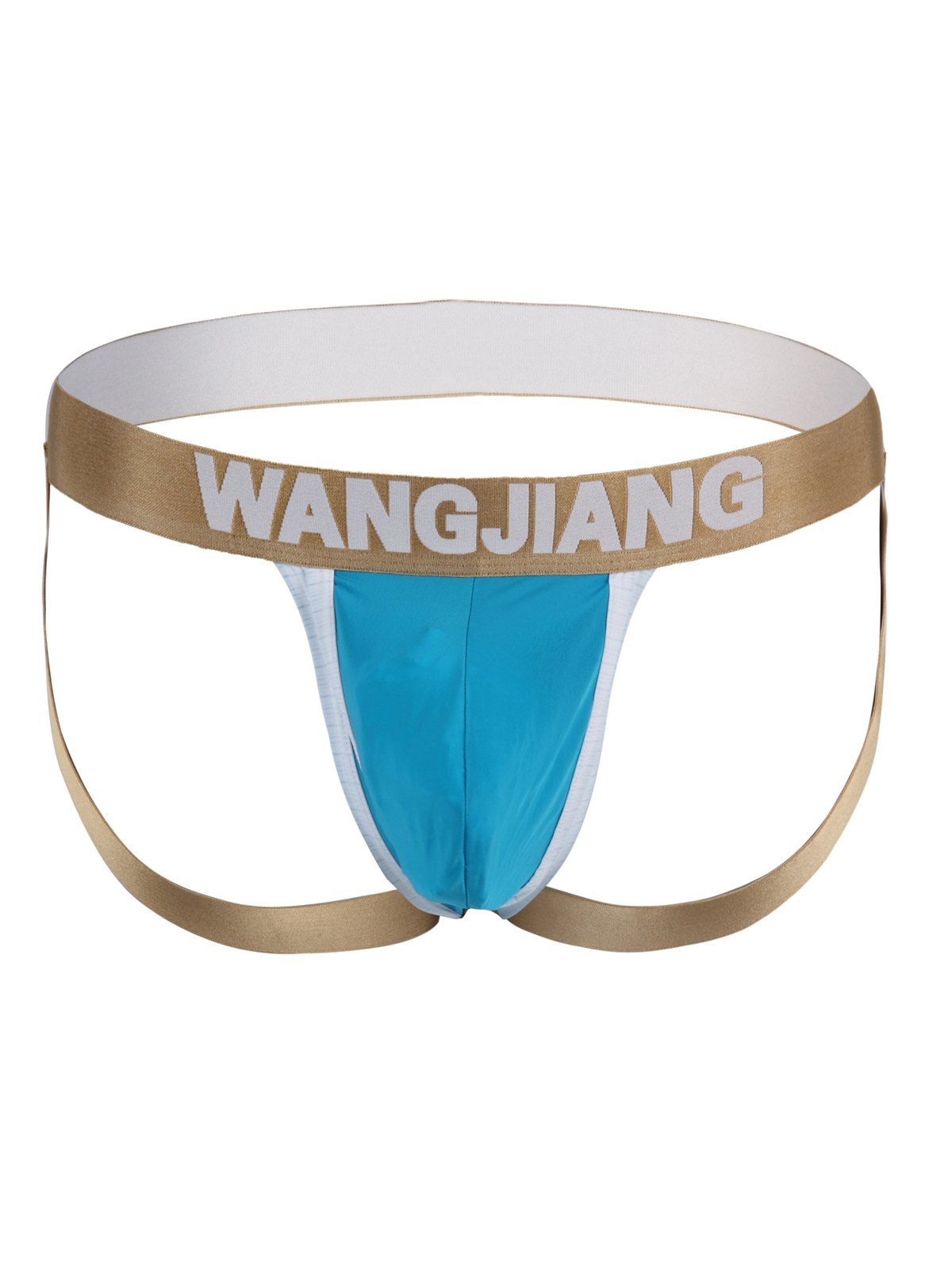 

Men's Casual Elastic Waist U Pouch Briefs, Azure