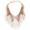 Ethnic Style Beads Decorated Tassels Belly Chain For Women - d'or 