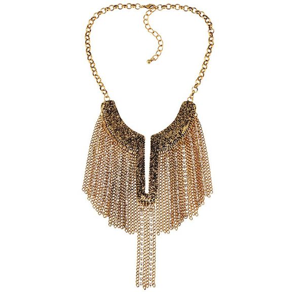 Delicate Y-forme de collier de chaînes pour les femmes - d'or 