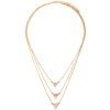 Chic strass Layered Necklace Triangle pour les femmes - d'or 