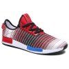 Chaussures de Sport Élégantes Design Lacets et Couleurs Dégradées pour Hommes - Rouge 42
