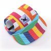 Vente Hot Colorful Motif Stripe Dog Outdoor Accessoires Baseball Hat - multicolore M