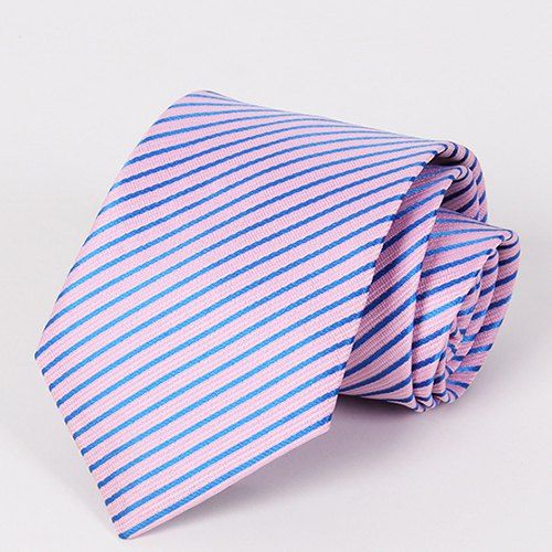 

Stylish Twill Pattern Professional Style Men's Pink Tie