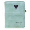 Trendy Inverted Triangle Pattern and Magnetic Closure Design Women's Wallet - Vert 