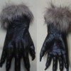 Paire de Halloween Wolfclaw Glove Cosplay Prop Pour Fancy Party Bal Afficher - Noir 