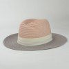 Stylish Wide Band Embellished Color Match Sunscreen Women's Straw Hat - WHITE 