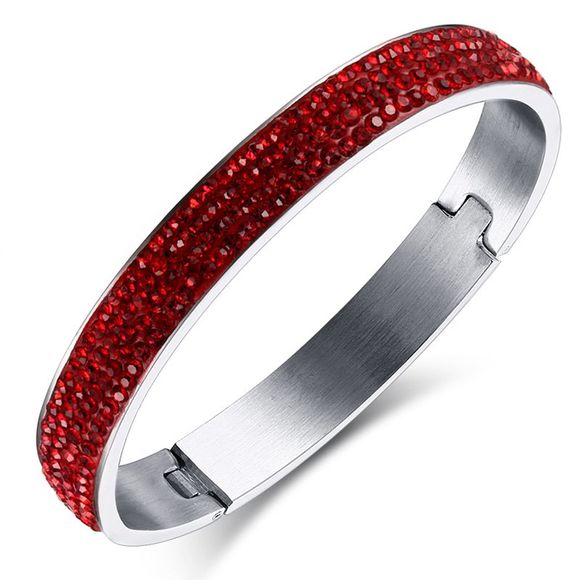 Bijoux Vintage Agrémentée Rhinestoned Bracelet pour les femmes - Rouge 