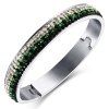 Bijoux Vintage Agrémentée strass Bracelet pour les femmes - Blanc et vert 