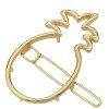 Sweet Hollowed Ananas Hairpin For Women - d'or 